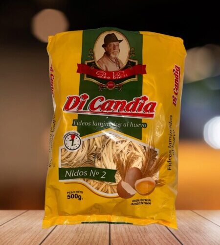 FIDEOS DI CANDIA AL HUEVO 10X500 Nº1-Nº2-Nº3-Nº4-TALLARIN-ESPINACA-MORRON-DOBLADITO-CABELLO DE ANGEL