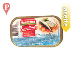 SARDINAS SAN REMO X125