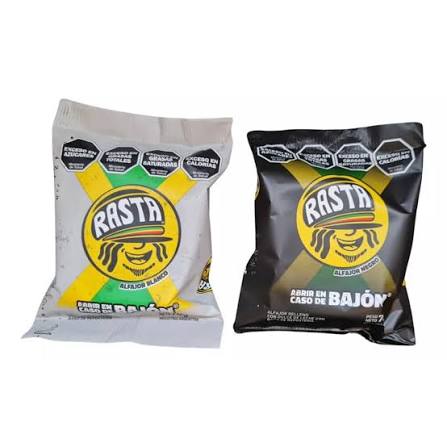 ALFAJOR RASTA NEGRO-BLANCO X70GR.